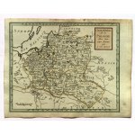 POLSKA, LITWA, UKRAINA. Mapa Polski, Litwy i Ukrainy; B. Cormon & Blanc