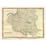 POLSKA, LITWA, UKRAINA. Przedrozbiorowa mapa ziem polskich, Litwy i Ukrainy; Carlo Pazzini, Bartolomeo Borghi