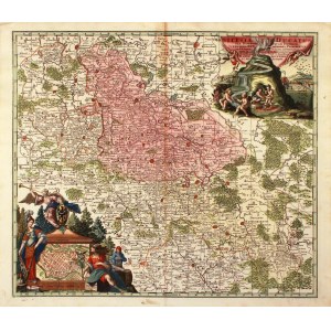 ŚLĄSK. Mapa Górnego i Dolnego Śląska; Matthäus Seutter