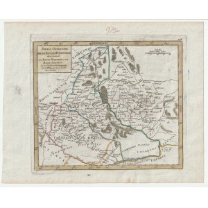 WOŁYŃ, KIJÓW, BRACŁAW. Mapa Wołynia, woj. kijowskiego i bracławskiego oraz części Podola; D. Robert de Vaugondy