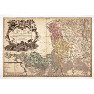 ŻAGAŃ. Mapa Księstwa Żagańskiego; Spadkobiercy Homanna