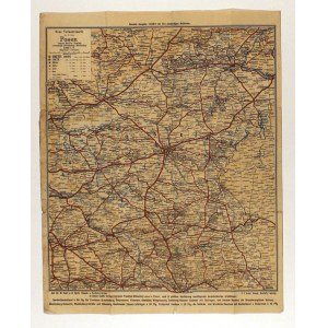 POZNAŃ. Mapa drogowa Prowincji Poznańskiej; W. Koch, C. Opitz