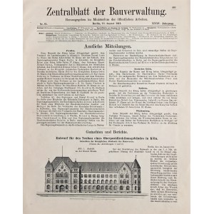 POZNAŃ. 65 i 66 nr z: Zentralblatt der Bauverwaltung
