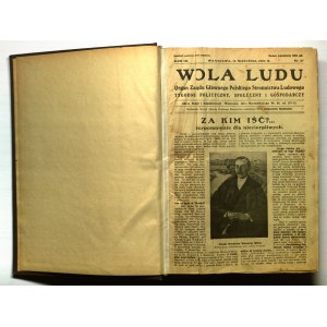 PSL „PIAST” - WOLA LUDU. Współoprawny zbiór numerów z 1923 r.