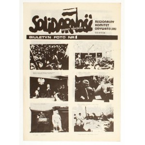 WYBORY 1989 - SOLIDARNOŚĆ. Biuletyn foto nr 1 Regionalnego Komitetu Obywatelskiego w Gdańsku