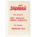 SOLIDARNOŚĆ. Zbiór 11 druków ulotnych z kampanii Solidarności i OKP do Sejmu kontraktowego z 4 VI 1989
