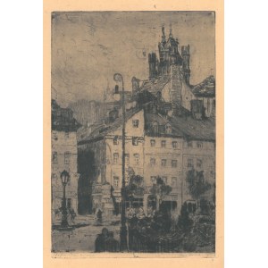 STANKIEWICZ, ZOFIA (1862-1955, polska malarka, graficzka, działaczka społeczna i feministka). Plac Zamkowy w Warszawie; 1911