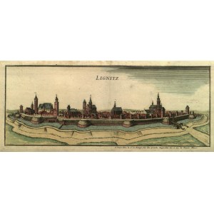 LEGNICA. Panorama miasta; wyd. G.L. Le Rouge, Paryż, ok. 1720