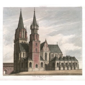 KRAKÓW. Katedra Wawelska; rys. A. Essenwein, lit. J. Poppel
