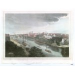ELBLĄG. Widok miasta od str. rzeki; rys. z natury i lit. R. Hülker, druk. Louis Zöllner, Berlin 1846
