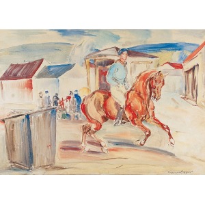 Eugeniusz GEPPERT (1890-1979), Jockey na koniu