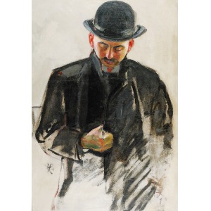 Wlastimil HOFMAN (1881-1970), Mężczyzna w meloniku, ok. 1907