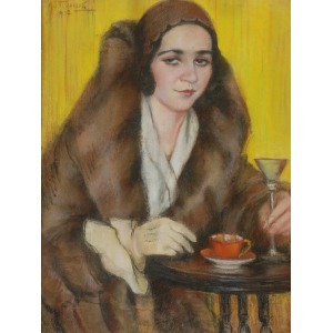 Maria PŁONOWSKA (1878-1955), Portret kobiety, 1932