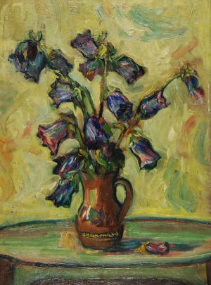 Zenon KONONOWICZ (1903-1971), Kwiaty w dzbanie, 1943