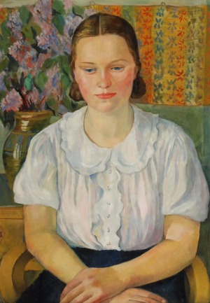 Krystyna WRÓBLEWSKA (1904-1994), Portret kobiety, 1942
