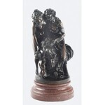 Claude Michel - CLODION (1738-1814), Satyr z nimfą i puttem
