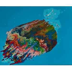 Izabella Sowier-Kasprzyk (born 1972), Blue Diving, 2020