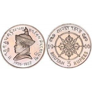 Bhutan 3 Rupees 1966