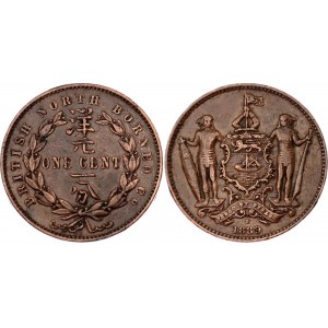 British North Borneo 1 Cent 1889 H