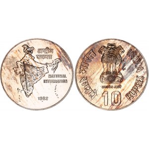 India 10 Rupees 1982