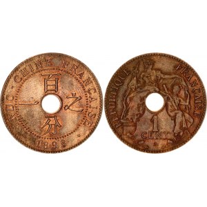 Indochina 1 Centime 1898 A