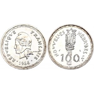 New Hebrides 100 Francs 1966