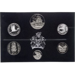 New Zealand Proof Set of 6 Coins 1990