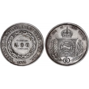 Brazil 500 Reis 1855