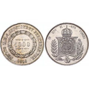Brazil 1000 Reis 1858