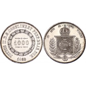 Brazil 1000 Reis 1860