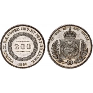 Brazil 200 Reis 1860