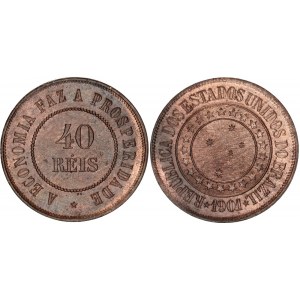 Brazil 40 Reis 1901