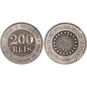 Brazil 200 Reis 1895
