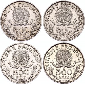 Brazil 4 x 500 Reis 1913