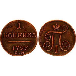 Russia 1 Kopek 1797 EM R
