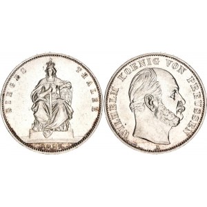 German States Prussia 1 Taler 1871 A