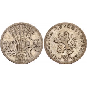 Czechoslovakia 20 Haleru 1925