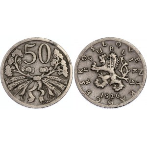 Czechoslovakia 50 Haleru 1926