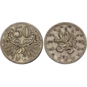 Czechoslovakia 50 Haleru 1927
