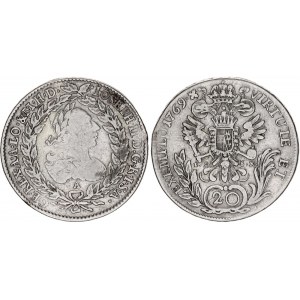 Austria 20 Kreuzer 1769 A ICSK