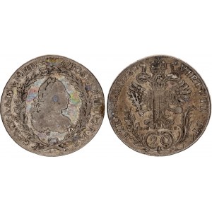 Austria 20 Kreuzer 1773 C Evs AS