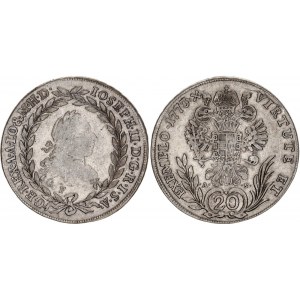 Austria 20 Kreuzer 1773 F AS