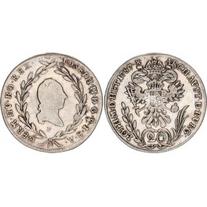 Austria 20 Kreuzer 1787 F