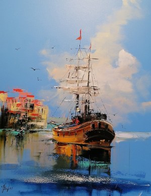 Alfred Anioł, Sailing ship