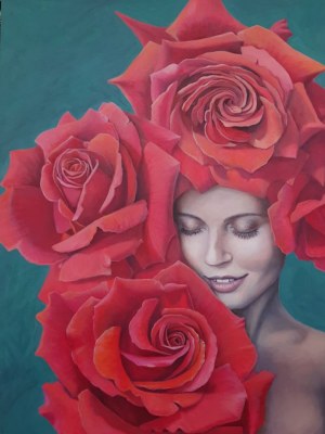 Olena Lytvynenko, Rose girl hyperrealistic