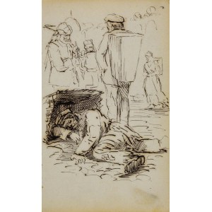 Jacek MALCZEWSKI (1854-1929), Genre scene with porters