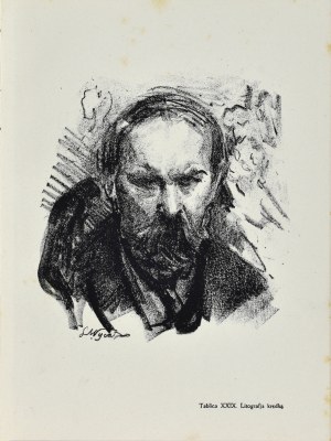 Leon WYCZÓŁKOWSKI (1852 - 1936), Portret Konstantego Laszczki, 1922