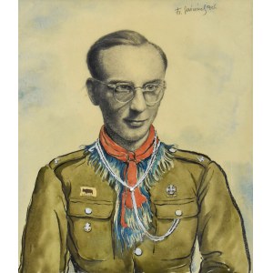 Franciszek JAŹWIECKI (1900-1946), Portrét Wróblewského, 1945