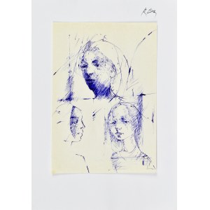 Roman BANASZEWSKI (1932-2021), Sketches of women's heads