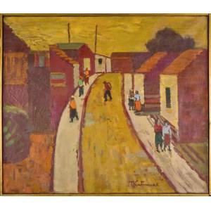 Tadeusz KUTERMAK (1909-1990), Walking down the street